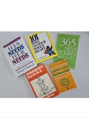 Marriage Relationship Book Lot Vintage